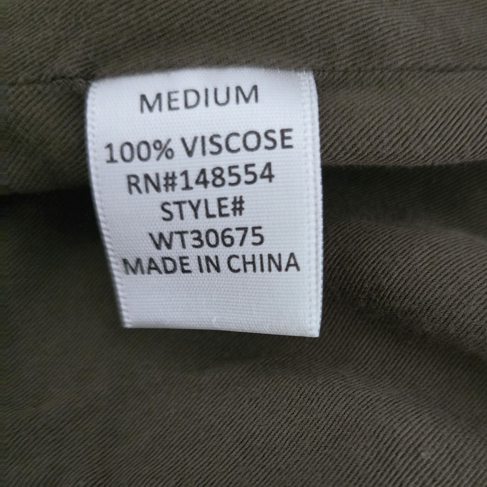 Publish Green Utility Jacket with Drawstring Waist - Picture 13 of 14